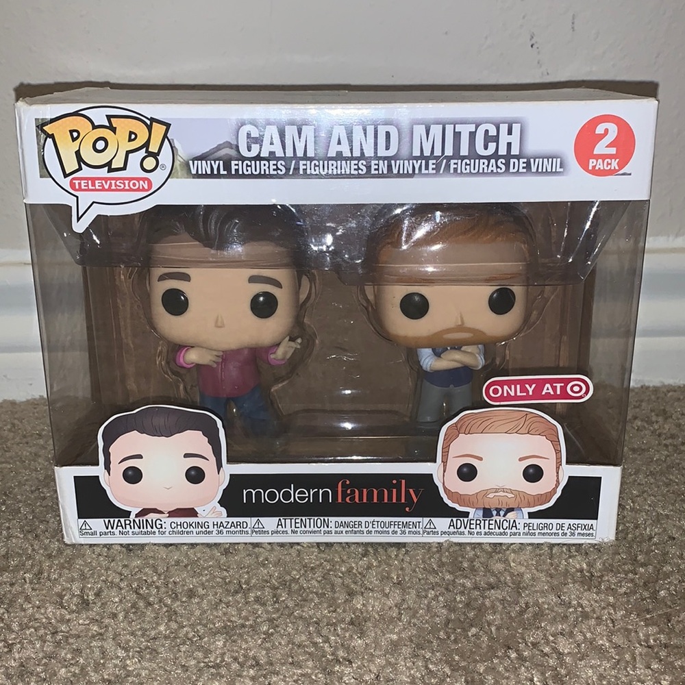 Funko Pop Cam and Mitch Duo Pack from Modern Family 2pk TV